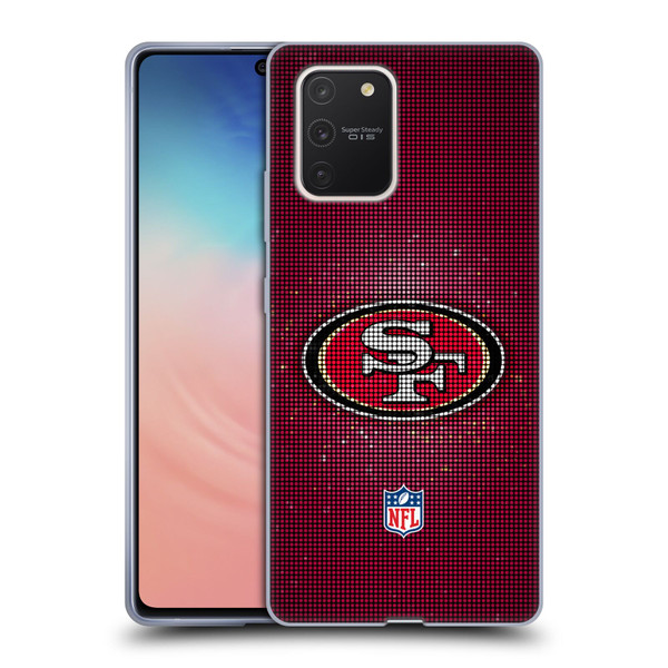 NFL San Francisco 49ers Artwork LED Soft Gel Case for Samsung Galaxy S10 Lite