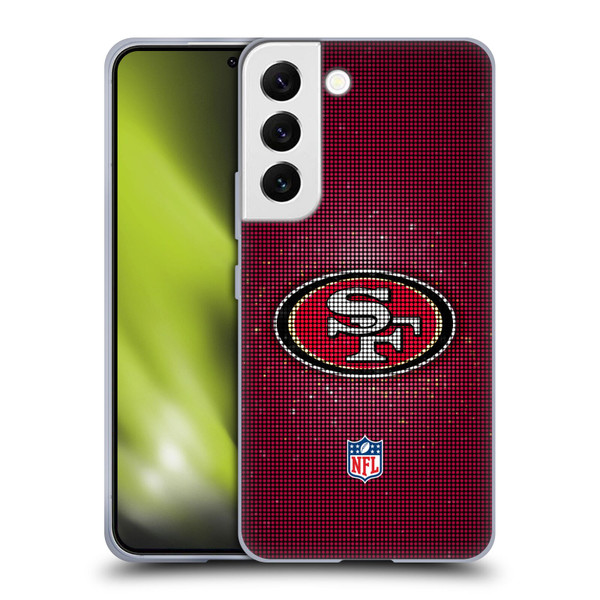 NFL San Francisco 49ers Artwork LED Soft Gel Case for Samsung Galaxy S22 5G