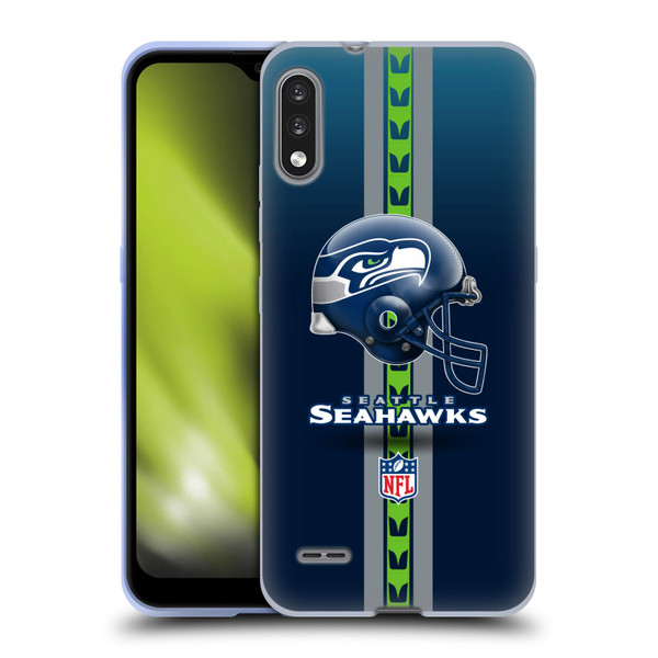 NFL Seattle Seahawks Logo Helmet Soft Gel Case for LG K22