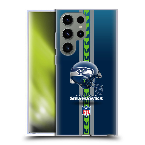 NFL Seattle Seahawks Logo Helmet Soft Gel Case for Samsung Galaxy S23 Ultra 5G