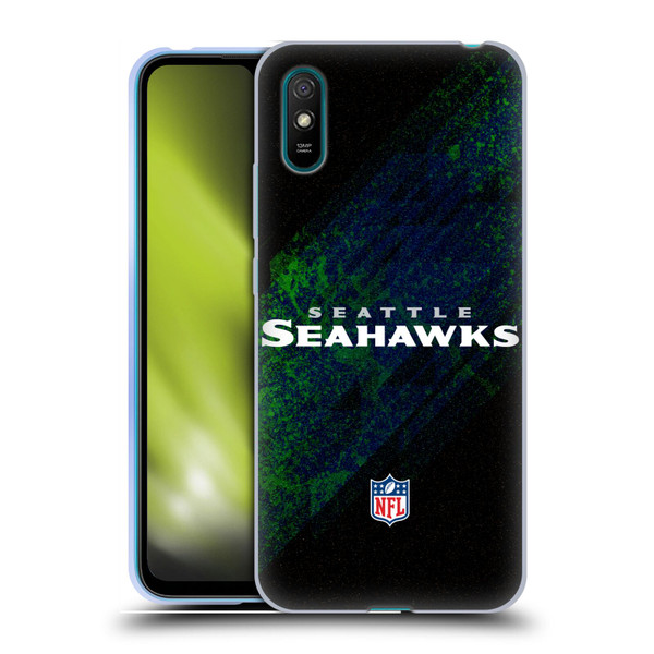 NFL Seattle Seahawks Logo Blur Soft Gel Case for Xiaomi Redmi 9A / Redmi 9AT