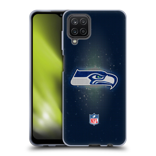 NFL Seattle Seahawks Artwork LED Soft Gel Case for Samsung Galaxy A12 (2020)
