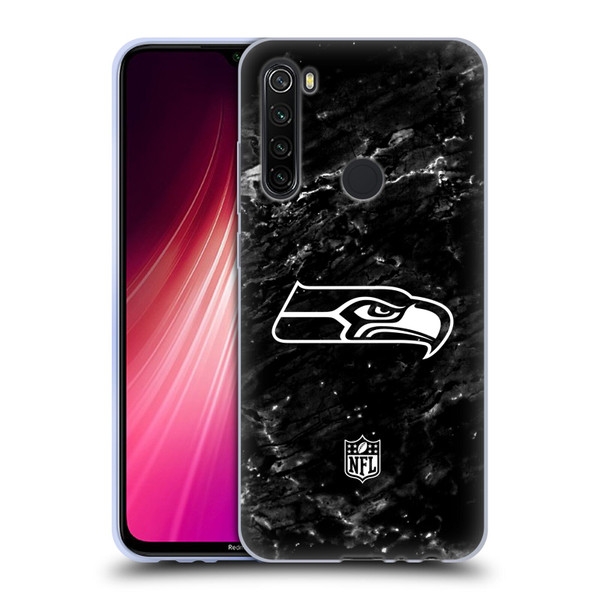 NFL Seattle Seahawks Artwork Marble Soft Gel Case for Xiaomi Redmi Note 8T