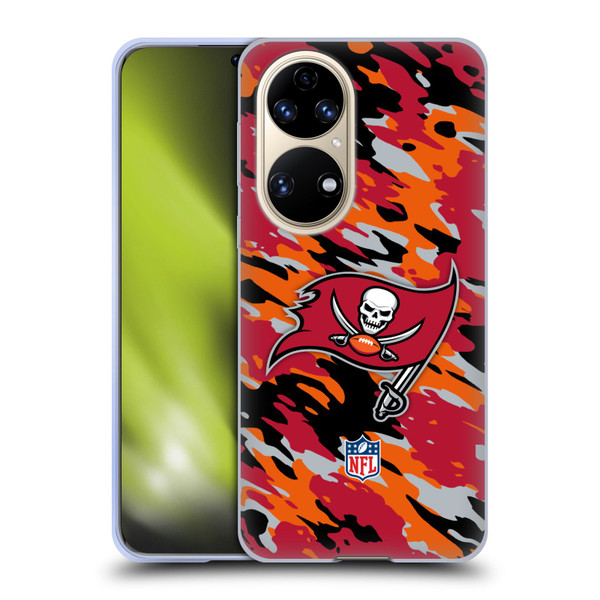 NFL Tampa Bay Buccaneers Logo Camou Soft Gel Case for Huawei P50