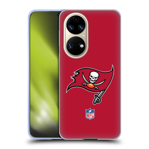 NFL Tampa Bay Buccaneers Logo Plain Soft Gel Case for Huawei P50