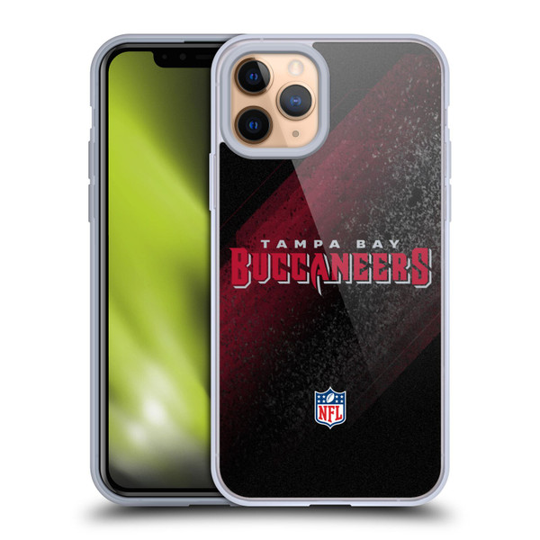 NFL Tampa Bay Buccaneers Logo Blur Soft Gel Case for Apple iPhone 11 Pro