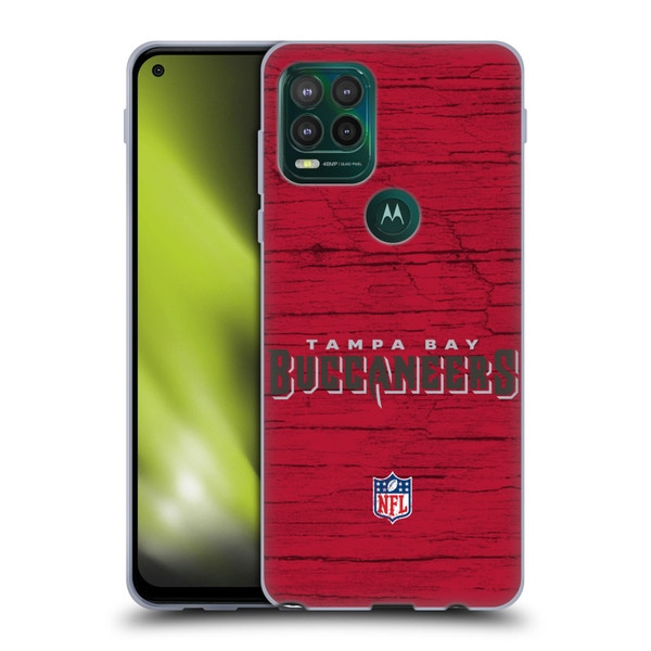 NFL Tampa Bay Buccaneers Logo Distressed Look Soft Gel Case for Motorola Moto G Stylus 5G 2021