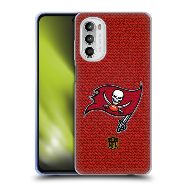 NFL Tampa Bay Buccaneers Logo Football Soft Gel Case for Motorola Moto G52