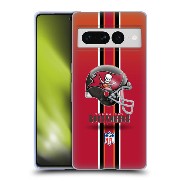 NFL Tampa Bay Buccaneers Logo Helmet Soft Gel Case for Google Pixel 7 Pro