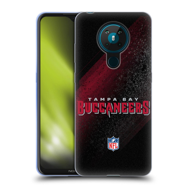 NFL Tampa Bay Buccaneers Logo Blur Soft Gel Case for Nokia 5.3