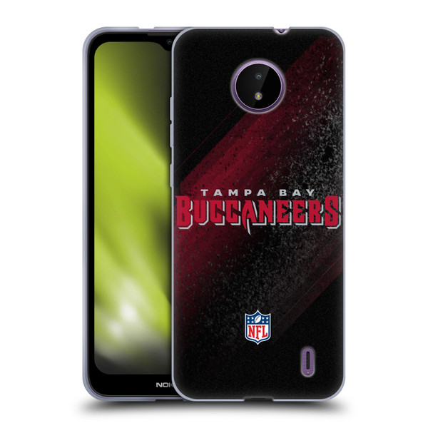 NFL Tampa Bay Buccaneers Logo Blur Soft Gel Case for Nokia C10 / C20