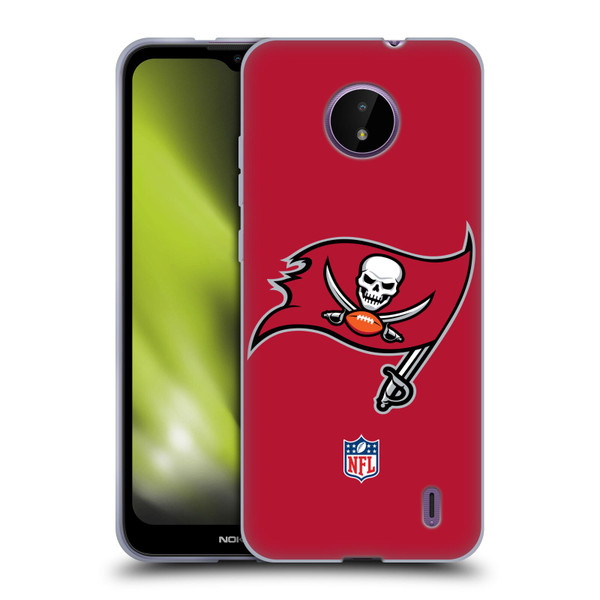 NFL Tampa Bay Buccaneers Logo Plain Soft Gel Case for Nokia C10 / C20
