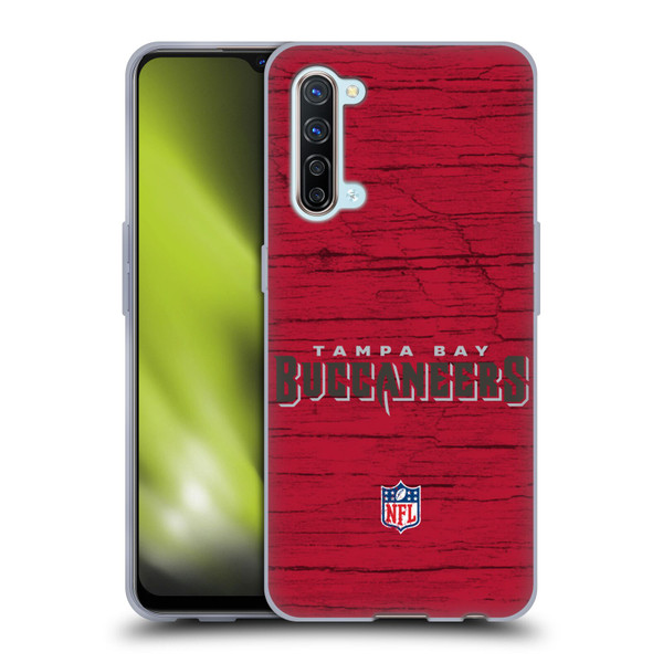 NFL Tampa Bay Buccaneers Logo Distressed Look Soft Gel Case for OPPO Find X2 Lite 5G