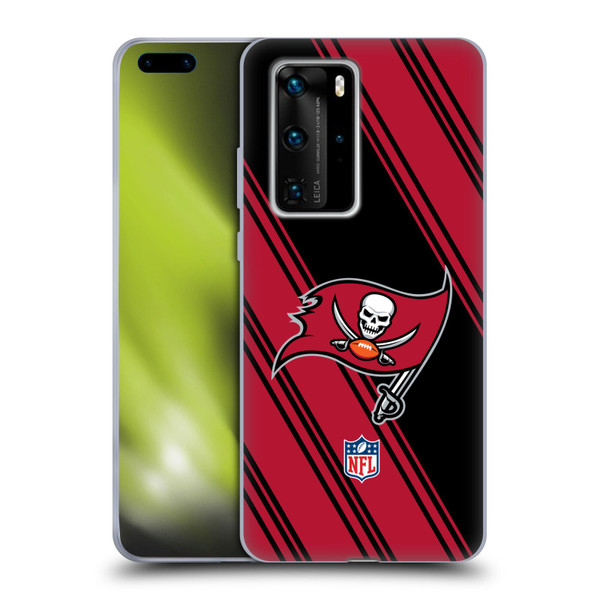 NFL Tampa Bay Buccaneers Artwork Stripes Soft Gel Case for Huawei P40 Pro / P40 Pro Plus 5G