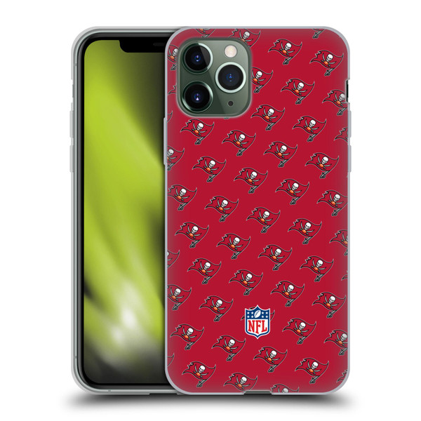 NFL Tampa Bay Buccaneers Artwork Patterns Soft Gel Case for Apple iPhone 11 Pro