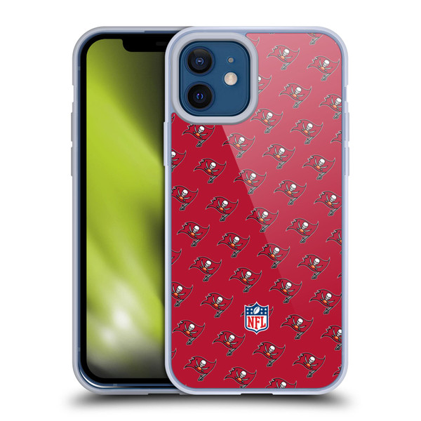 NFL Tampa Bay Buccaneers Artwork Patterns Soft Gel Case for Apple iPhone 12 / iPhone 12 Pro