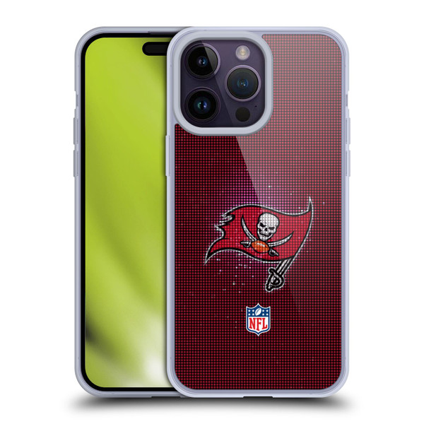 NFL Tampa Bay Buccaneers Artwork LED Soft Gel Case for Apple iPhone 14 Pro Max