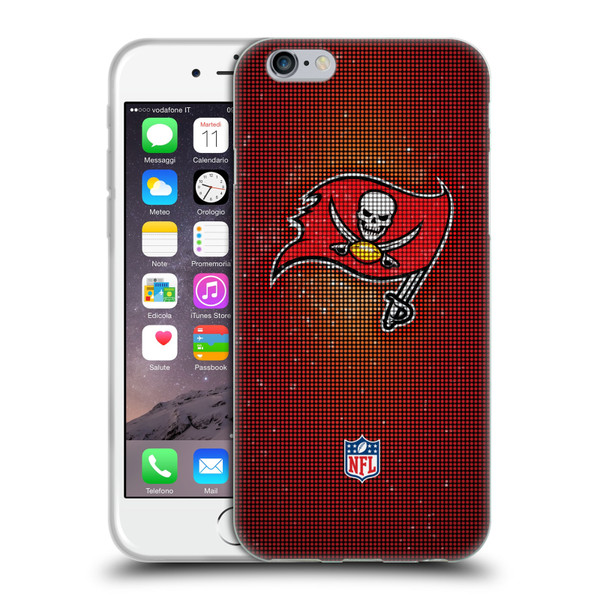 NFL Tampa Bay Buccaneers Artwork LED Soft Gel Case for Apple iPhone 6 / iPhone 6s