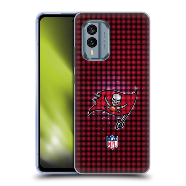 NFL Tampa Bay Buccaneers Artwork LED Soft Gel Case for Nokia X30