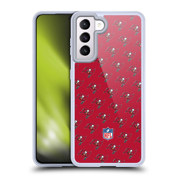 NFL Tampa Bay Buccaneers Artwork Patterns Soft Gel Case for Samsung Galaxy S21 5G