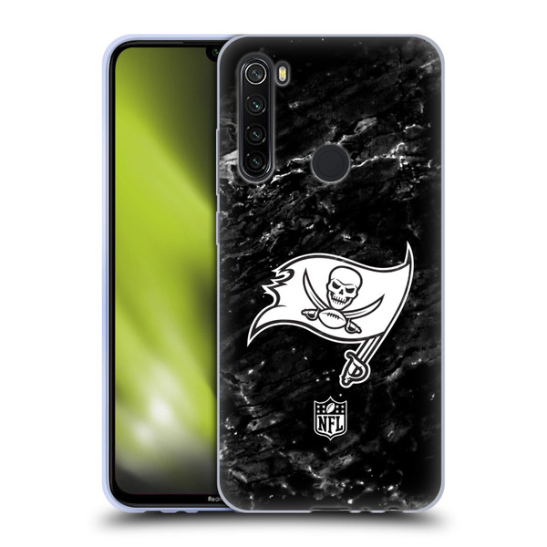 NFL Tampa Bay Buccaneers Artwork Marble Soft Gel Case for Xiaomi Redmi Note 8T