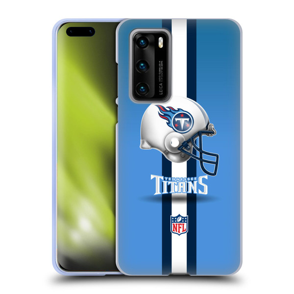 NFL Tennessee Titans Logo Helmet Soft Gel Case for Huawei P40 5G