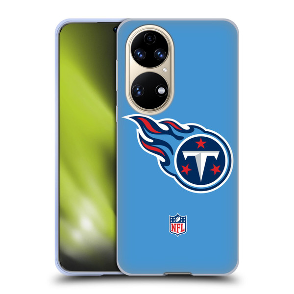 NFL Tennessee Titans Logo Plain Soft Gel Case for Huawei P50
