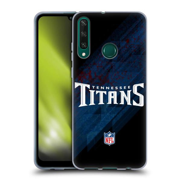 NFL Tennessee Titans Logo Blur Soft Gel Case for Huawei Y6p