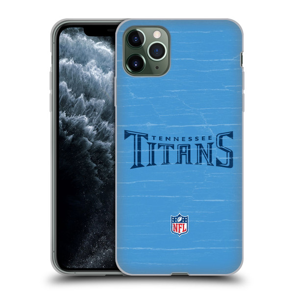 NFL Tennessee Titans Logo Distressed Look Soft Gel Case for Apple iPhone 11 Pro Max