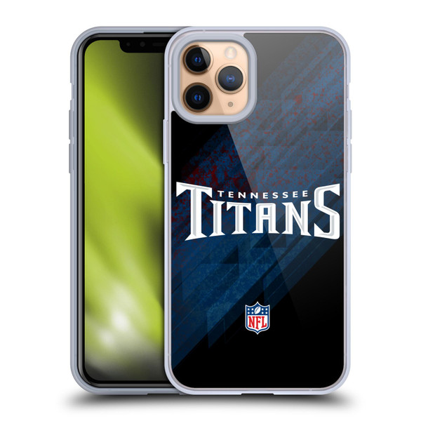 NFL Tennessee Titans Logo Blur Soft Gel Case for Apple iPhone 11 Pro