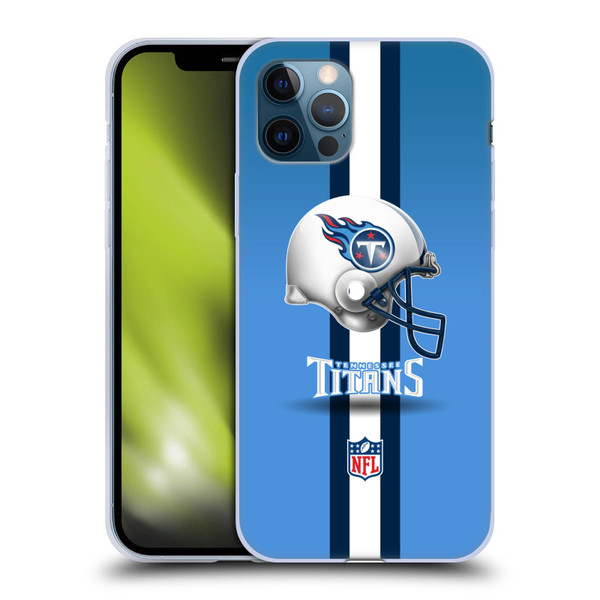 NFL Tennessee Titans Logo Helmet Soft Gel Case for Apple iPhone 12 / iPhone 12 Pro