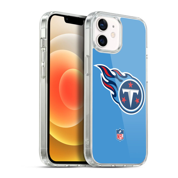 NFL Tennessee Titans Logo Plain Soft Gel Case for Apple iPhone 12 / iPhone 12 Pro & MagSafe