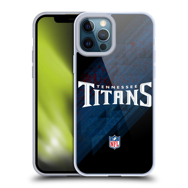 NFL Tennessee Titans Logo Blur Soft Gel Case for Apple iPhone 12 Pro Max
