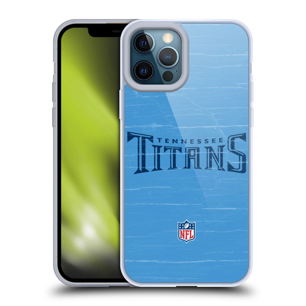 NFL Tennessee Titans Logo Distressed Look Soft Gel Case for Apple iPhone 12 Pro Max