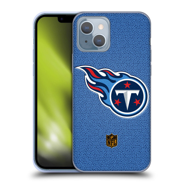 NFL Tennessee Titans Logo Football Soft Gel Case for Apple iPhone 14