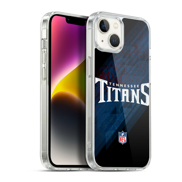 NFL Tennessee Titans Logo Blur Soft Gel Case for Apple iPhone 14 Plus & MagSafe