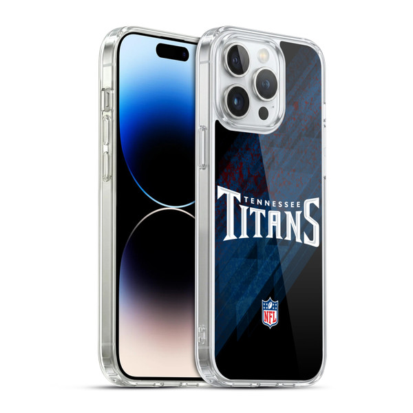 NFL Tennessee Titans Logo Blur Soft Gel Case for Apple iPhone 14 Pro Max & MagSafe