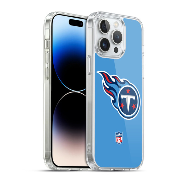 NFL Tennessee Titans Logo Plain Soft Gel Case for Apple iPhone 14 Pro Max & MagSafe