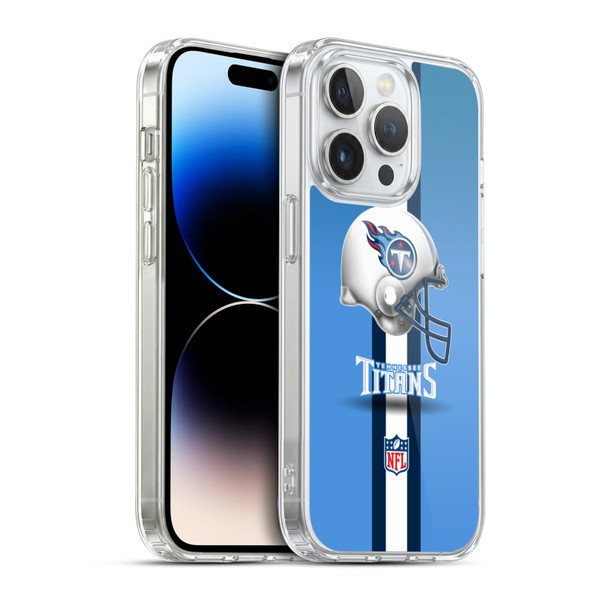 NFL Tennessee Titans Logo Helmet Soft Gel Case for Apple iPhone 14 Pro & MagSafe