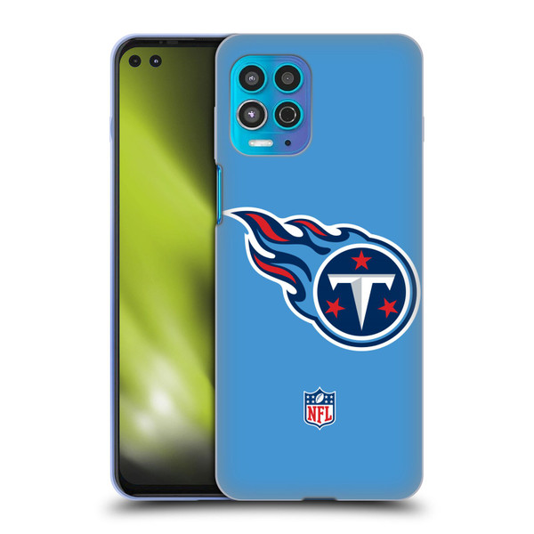 NFL Tennessee Titans Logo Plain Soft Gel Case for Motorola Moto G100