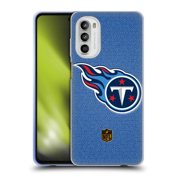 NFL Tennessee Titans Logo Football Soft Gel Case for Motorola Moto G52