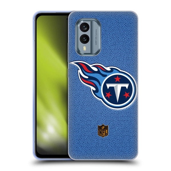 NFL Tennessee Titans Logo Football Soft Gel Case for Nokia X30