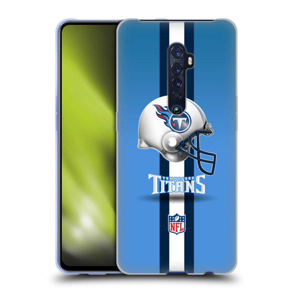 NFL Tennessee Titans Logo Helmet Soft Gel Case for OPPO Reno 2