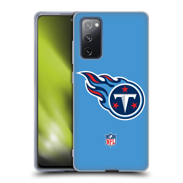 NFL Tennessee Titans Logo Plain Soft Gel Case for Samsung Galaxy S20 FE / 5G