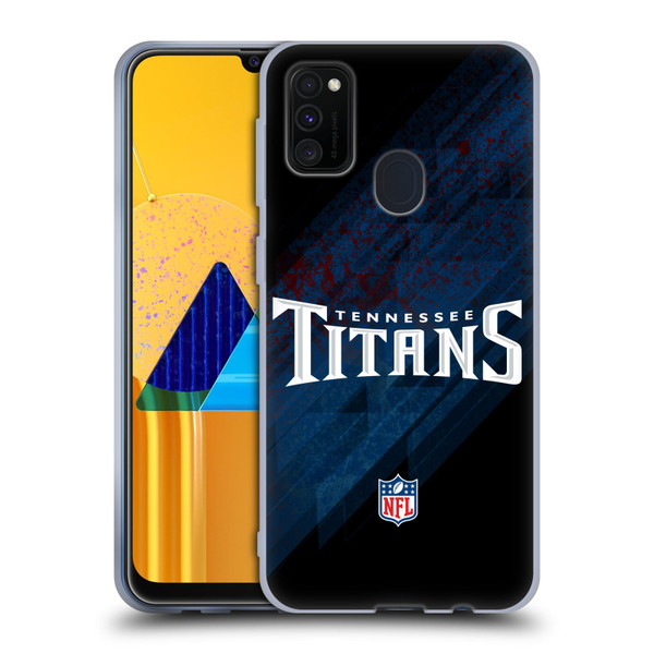 NFL Tennessee Titans Logo Blur Soft Gel Case for Samsung Galaxy M30s (2019)/M21 (2020)