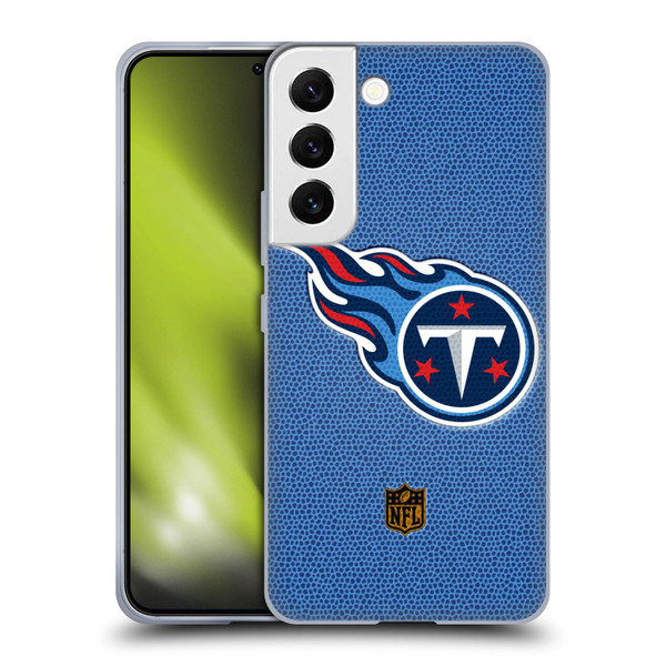 NFL Tennessee Titans Logo Football Soft Gel Case for Samsung Galaxy S22 5G