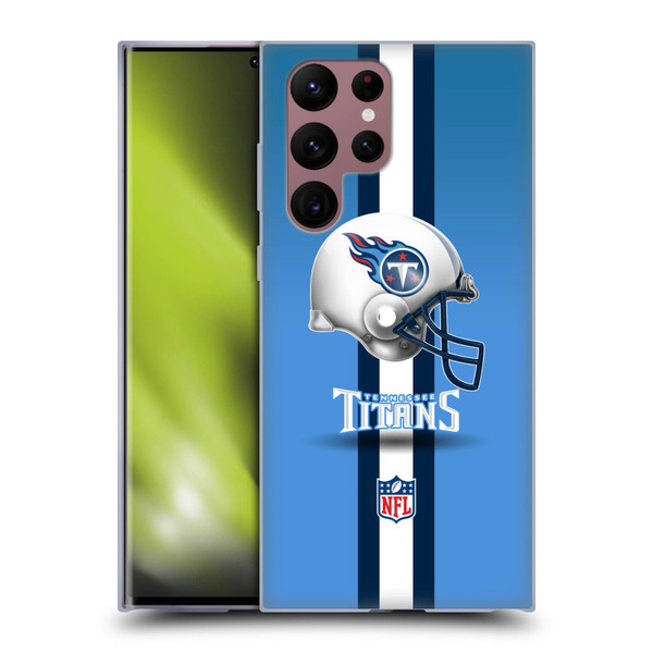 NFL Tennessee Titans Logo Helmet Soft Gel Case for Samsung Galaxy S22 Ultra 5G