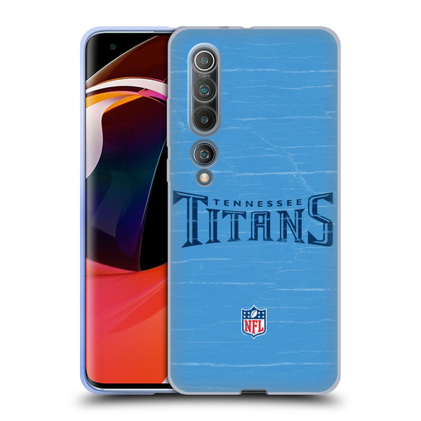 NFL Tennessee Titans Logo Distressed Look Soft Gel Case for Xiaomi Mi 10 5G / Mi 10 Pro 5G