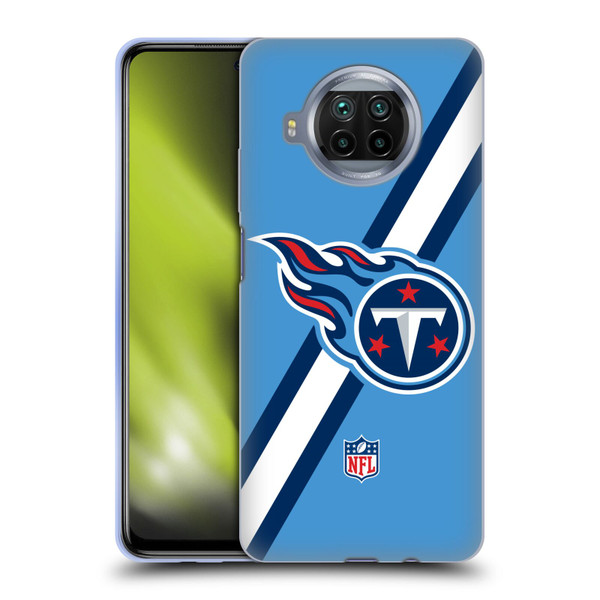 NFL Tennessee Titans Logo Stripes Soft Gel Case for Xiaomi Mi 10T Lite 5G