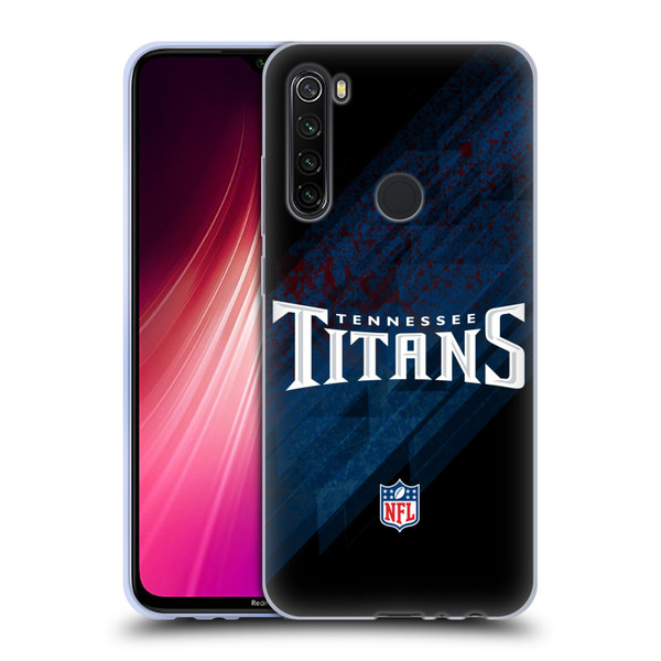 NFL Tennessee Titans Logo Blur Soft Gel Case for Xiaomi Redmi Note 8T
